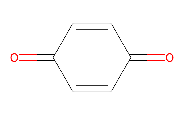 2D molecular structure for CAS 106-51-4