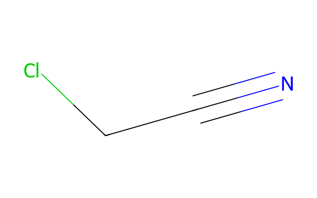 2D molecular structure for CAS 107-14-2