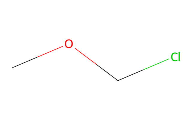 2D molecular structure for CAS 107-30-2