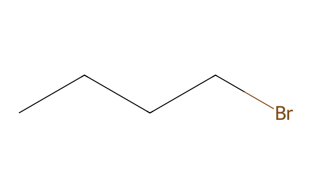 2D molecular structure for CAS 109-65-9