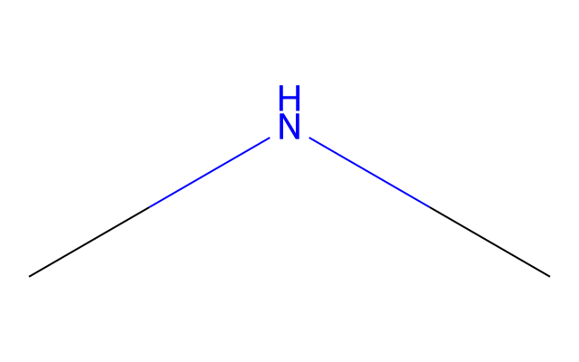 2D molecular structure for CAS 124-40-3