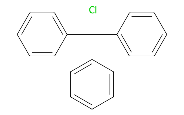 2D molecular structure for CAS 76-83-5