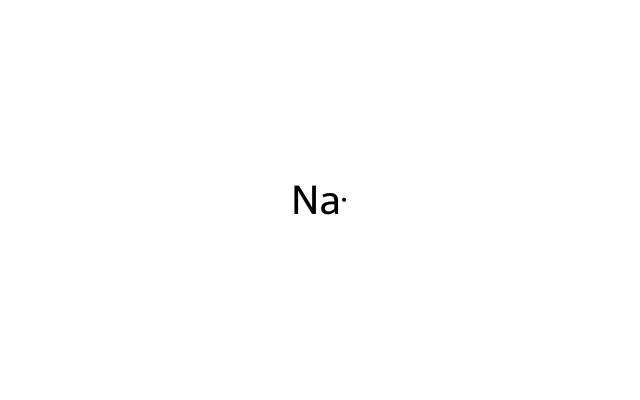 2D molecular structure for CAS 7646-69-7